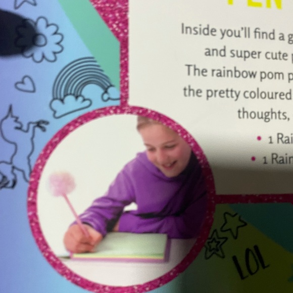 Girls note book and pen n2 sets new - Picture 5 of 9